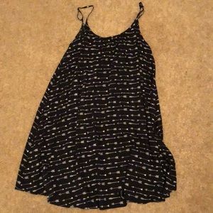 Black spaghetti strap dress